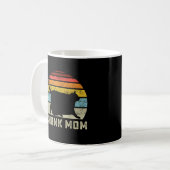Mug Maman de chat Chonk Échelle Mème Drôle Style Rétro (Devant gauche)