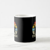 Mug Maman de chat Chonk Échelle Mème Drôle Style Rétro (Centre)