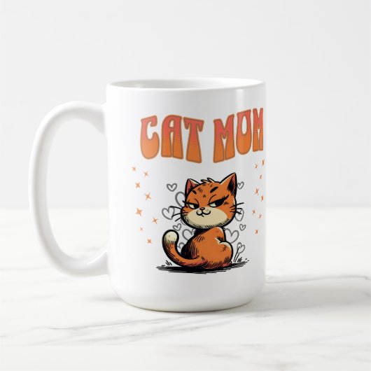 Mug Maman de chat | Kitty Lover | Pet Mama (Gauche)