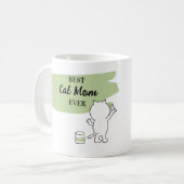 Mug Maman de chat la plus mignonne qui existe pour fem (Devant gauche)