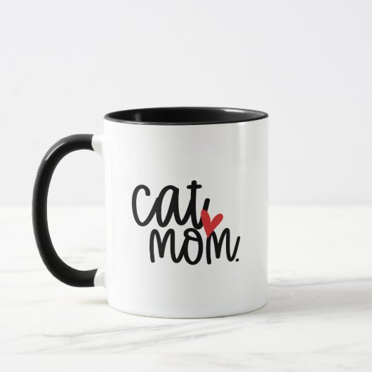 Mug Maman de chat mignonne (Gauche)