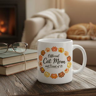 Mug Maman de chat officielle et fière de l'être avec