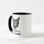 Mug Maman de chat personnalisée (Devant gauche)