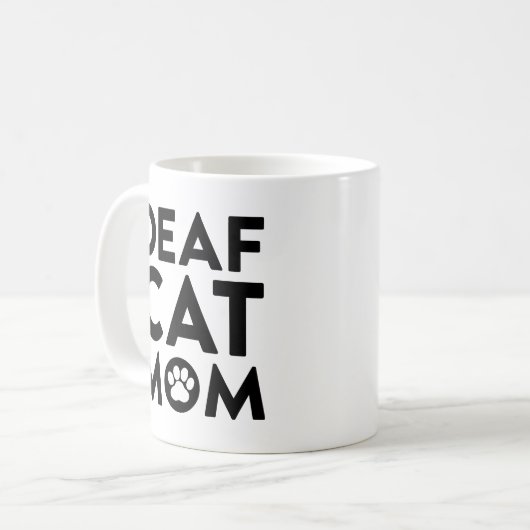 Mug Maman de chat sourd (Devant gauche)