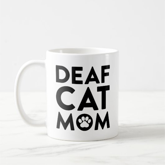 Mug Maman de chat sourd (Gauche)