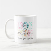 Mug Maman de chien - Amoureux de animal de compagnie c (Gauche)