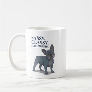 Mug Maman de chien bouledogue français sassy élégante 