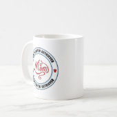 Mug Maman de CHIEN D'ARRÊT de CURLY-COATED (Devant gauche)