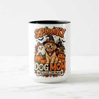 Mug Maman de chien effrayant Halloween Mignon Squelett