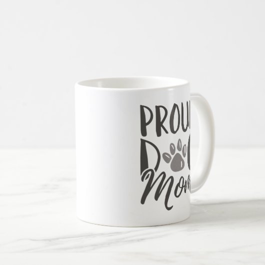 Mug Maman de chien fier (Devant droit)