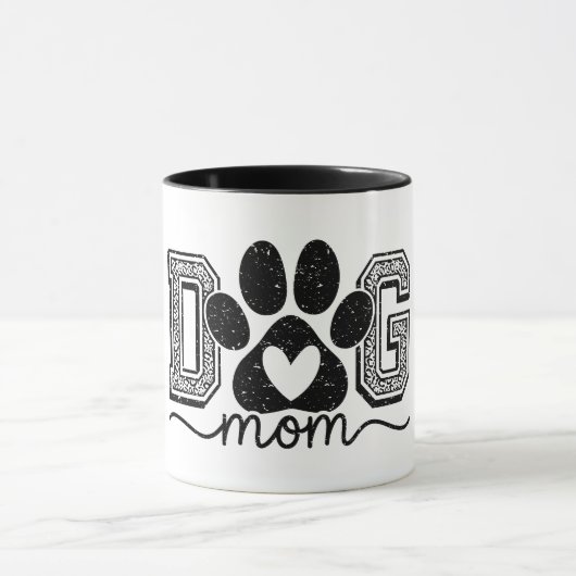 Mug Maman de Chien Mignonne (Centre)