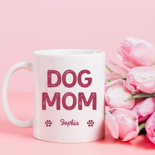 Mug Maman de chien personnalisée