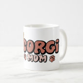 Mug Maman de corgi (Devant droit)