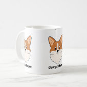 Mug Maman de corgi (Devant gauche)