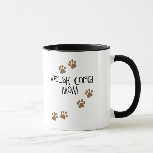 Mug Maman de corgi de Gallois (Droite)