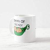 Mug Maman de cosse jumelle (Devant gauche)