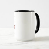 Mug Maman de CP Design Rétro École (Devant droit)