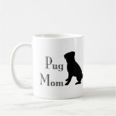 Mug Maman de fantaisie de carlin (Gauche)