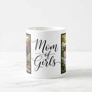 Mug Maman de filles Écriture Moderne Élégante 2 Photo