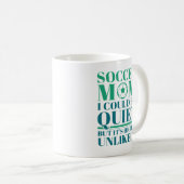 Mug Maman de football calme (Devant droit)