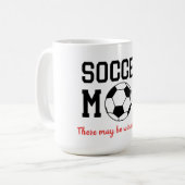 Mug Maman de football drôle (Devant gauche)