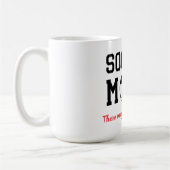 Mug Maman de football drôle (Gauche)