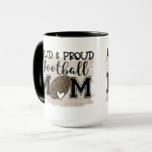 Mug Maman de football forte et fière (Devant gauche)