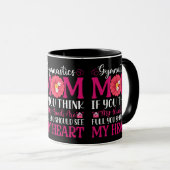 Mug Maman de gymnastique (Devant droit)