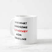 Mug maman de hockey sur gazon, génial (Devant gauche)
