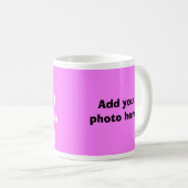 Mug Maman de joyeux anniversaire/tasse photo de maman (Devant droit)