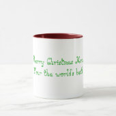 Mug Maman de Joyeux Noël, votre le monde meilleur ! (Centre)