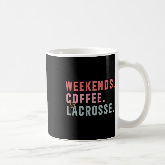 Mug Maman de la crosse de week-end pour joueuse de cro (Droite)