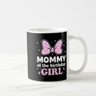 Mug Maman de la fille d'anniversaire famille arc-en-ci