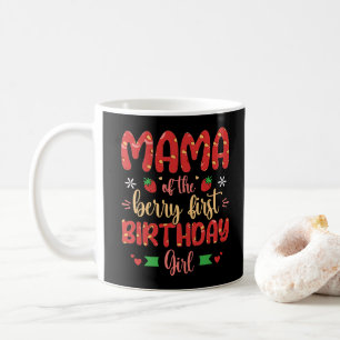 Mug Maman de la fille qui fête son premier anniversair