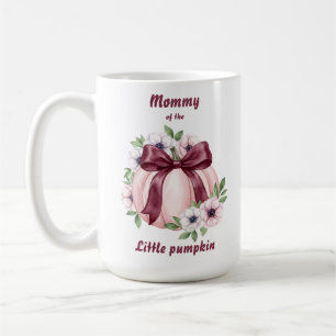 Mug Maman de la petite citrouille Floral Pinkoween