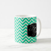Mug Maman de l'année Chevron Stripes (Devant droit)