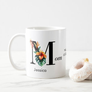 Mug Maman de monographie botanique personnalisée