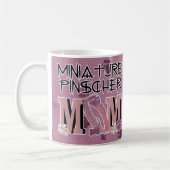 Mug MAMAN de Pinscher miniature (Gauche)