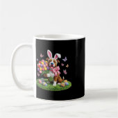 Mug Maman de Pitbull de Pâques Lapin de Printemps de P (Gauche)