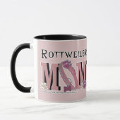 Mug MAMAN de rottweiler (Gauche)