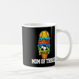 Mug Maman de softball de football de basketball Glace