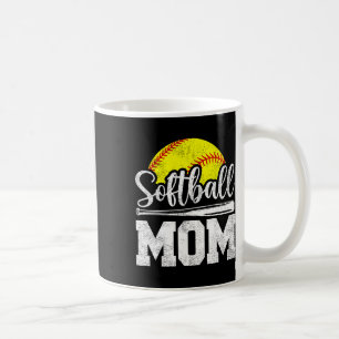 Mug Maman de softball Joueuse de softball Jour de matc
