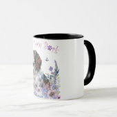 Mug Maman de Springer Spaniel Floral (Devant droit)