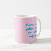 Mug Maman De Triplets Garçon, Bleu, Cadeau Motivationn (Devant droit)