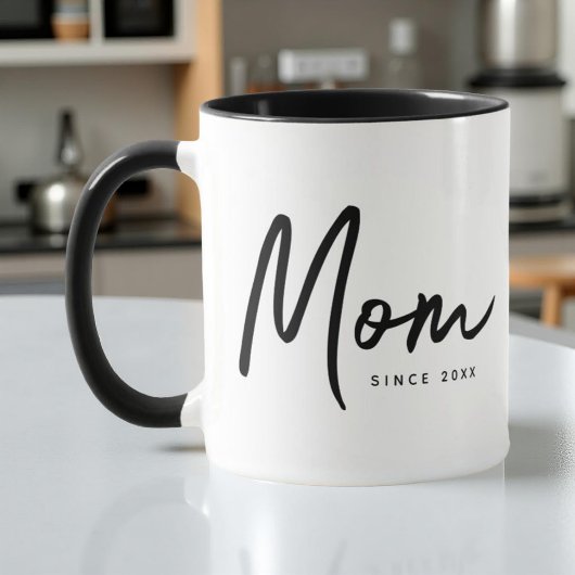 Mug Maman Depuis 20XX Moderne Simple Chic