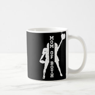 Mug Maman des deux fière de Footll et de Cheer Maman