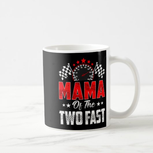 Mug Maman des deux voitures de course rapides de la fa (Droite)