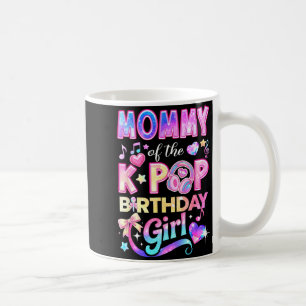 Mug Maman des filles d'anniversaire de la musique coré