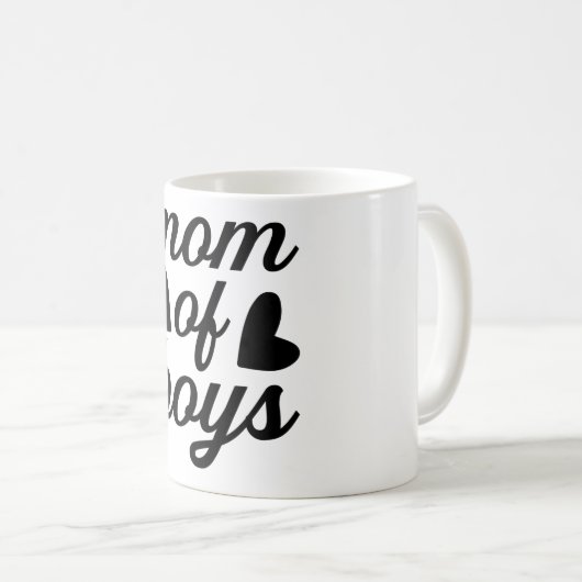 Mug Maman des garçons (Devant droit)
