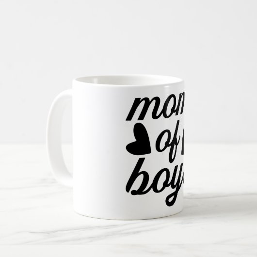 Mug Maman des garçons (Devant gauche)